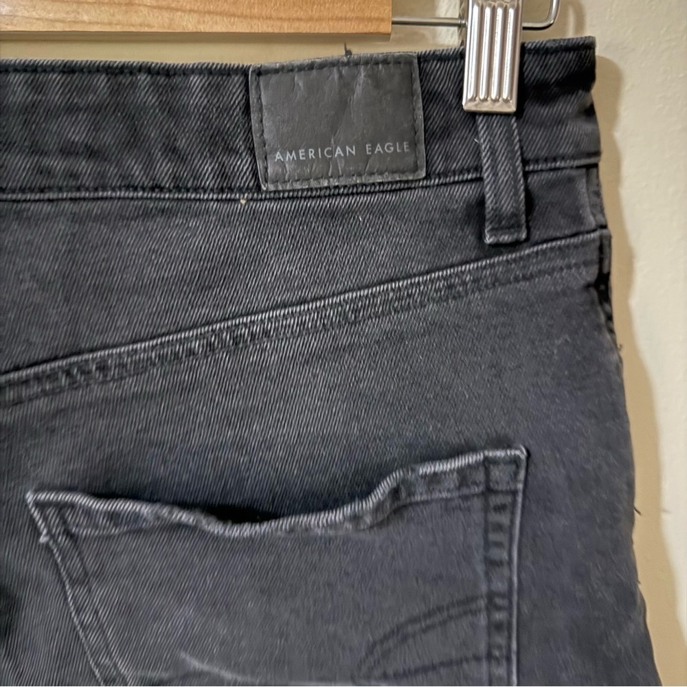 American Eagle Highest Rise Boyfriend Black Short Size 8 - Picture 6 of 6